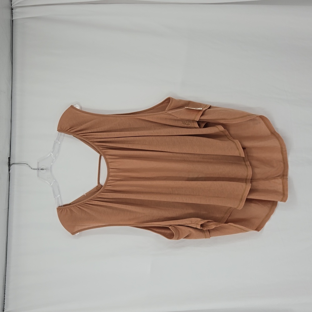 Free People Movement Soar Tank Scoop-neck Billowy Cut Out In Back Size Small